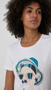 T-shirt Xt Studio z krótkim rękawem z okrągłym dekoltem w młodzieżowym stylu