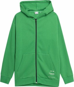 Zielona bluza 4F z bawełny w sportowym stylu