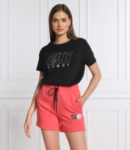 T-shirt DKNY z okrągłym dekoltem