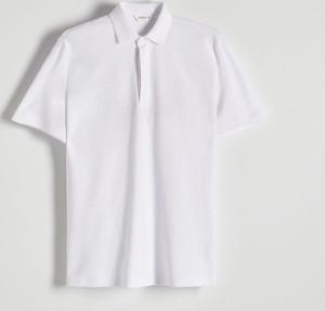 Koszulka polo Reserved z krótkim rękawem w stylu casual
