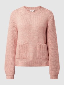 Różowy sweter S.Oliver z bawełny