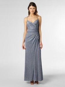 Niebieska sukienka Luxuar Fashion na ramiączkach maxi