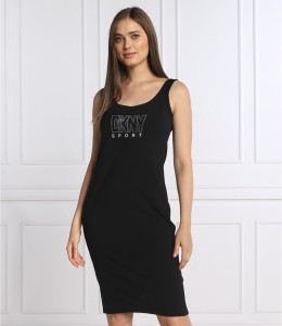 Czarna sukienka DKNY w stylu casual