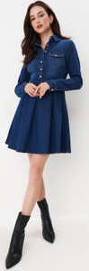 Granatowa sukienka Mohito mini
