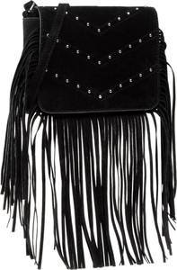 Czarna torebka Jenny Fairy w młodzieżowym stylu na ramię średnia