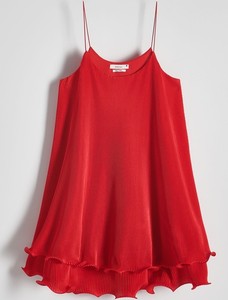 Czerwona sukienka Reserved w stylu casual prosta