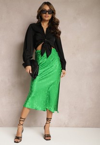 Zielona spódnica Renee w stylu casual
