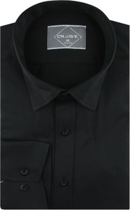 Czarna koszula Dust. z długim rękawem z tkaniny z klasycznym kołnierzykiem