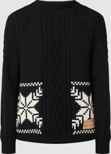 Czarny sweter Dale of Norway w stylu casual z wełny
