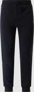 Czarne spodnie Karl Lagerfeld z bawełny