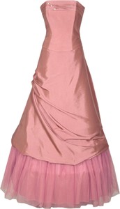 Różowa sukienka Fokus bez rękawów