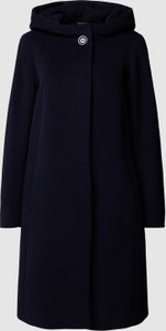 Czarny płaszcz Icons Cinzia Rocca w stylu casual długi