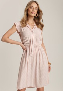 Różowa sukienka Renee trapezowa mini