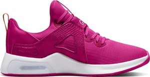 Różowe buty sportowe Nike z płaską podeszwą z tkaniny sznurowane