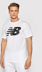T-shirt New Balance z krótkim rękawem z bawełny w sportowym stylu