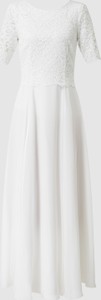 Sukienka Vera Mont z okrągłym dekoltem z krótkim rękawem