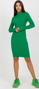 Zielona sukienka 5.10.15 dopasowana mini
