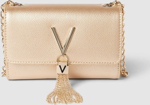 Złota torebka Valentino Bags z aplikacjami ze skóry ekologicznej