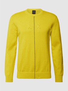 Żółty sweter Armani Exchange w stylu casual