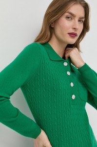 Zielony sweter Custommade w stylu casual