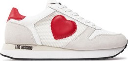 Buty sportowe Love Moschino sznurowane w sportowym stylu