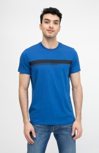 Niebieski t-shirt Big Star z krótkim rękawem