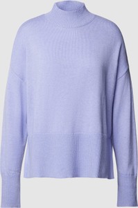 Fioletowy sweter Opus z wełny