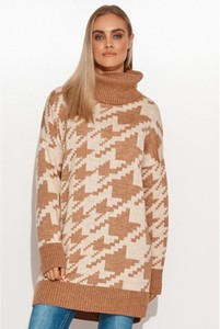Brązowy sweter Makadamia