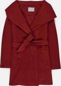 Czerwony płaszcz Gate w stylu casual