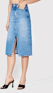 C&A Jeansowa sp\u00f3dnica niebieski W stylu casual Moda Spódnice Jeansowe spódnice 