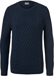 Granatowy sweter Tchibo