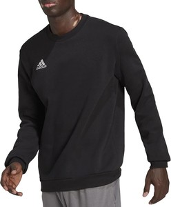 Czarna bluza Adidas w sportowym stylu z bawełny
