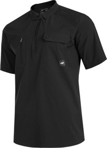 Czarna koszula 4F z krótkim rękawem
