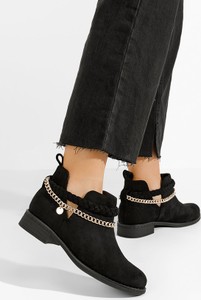 Czarne botki Zapatos w stylu casual