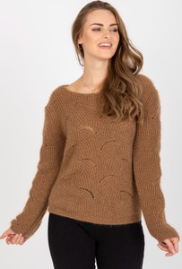 Sweter Och Bella w stylu casual z wełny