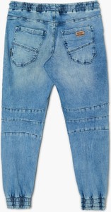 Niebieskie jeansy Cropp w młodzieżowym stylu z bawełny
