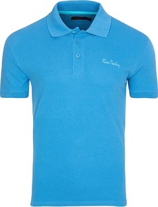 Niebieska koszulka polo Pierre Cardin