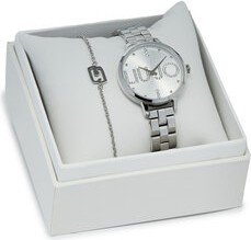 Liu-Jo Liu Jo Zestaw zegarek i bransoletka Couple Plus TLJ2036 Srebrny