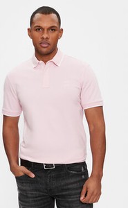Różowa koszulka polo Hugo Boss w stylu casual