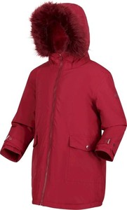 Czerwona kurtka dziecięca Regatta z tkaniny dla dziewczynek