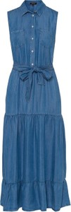 Niebieska sukienka More & More maxi