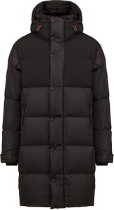 Czarny płaszcz męski Bogner Fire+ice w młodzieżowym stylu
