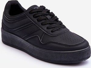 Czarne buty sportowe Zazoo sznurowane