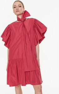 Czerwona sukienka Mmc Studio w stylu casual mini