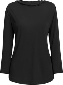 Czarna bluzka Riani w stylu casual z długim rękawem