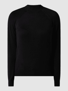 Czarny sweter Pieces w stylu casual