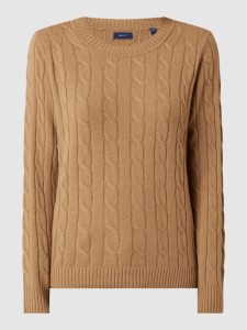 Sweter Gant z wełny w stylu casual