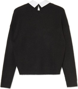 Czarny sweter Cropp w stylu casual