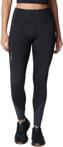 Czarne legginsy Columbia w sportowym stylu z tkaniny