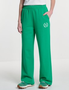 Zielone spodnie sportowe Big Star z dresówki w sportowym stylu